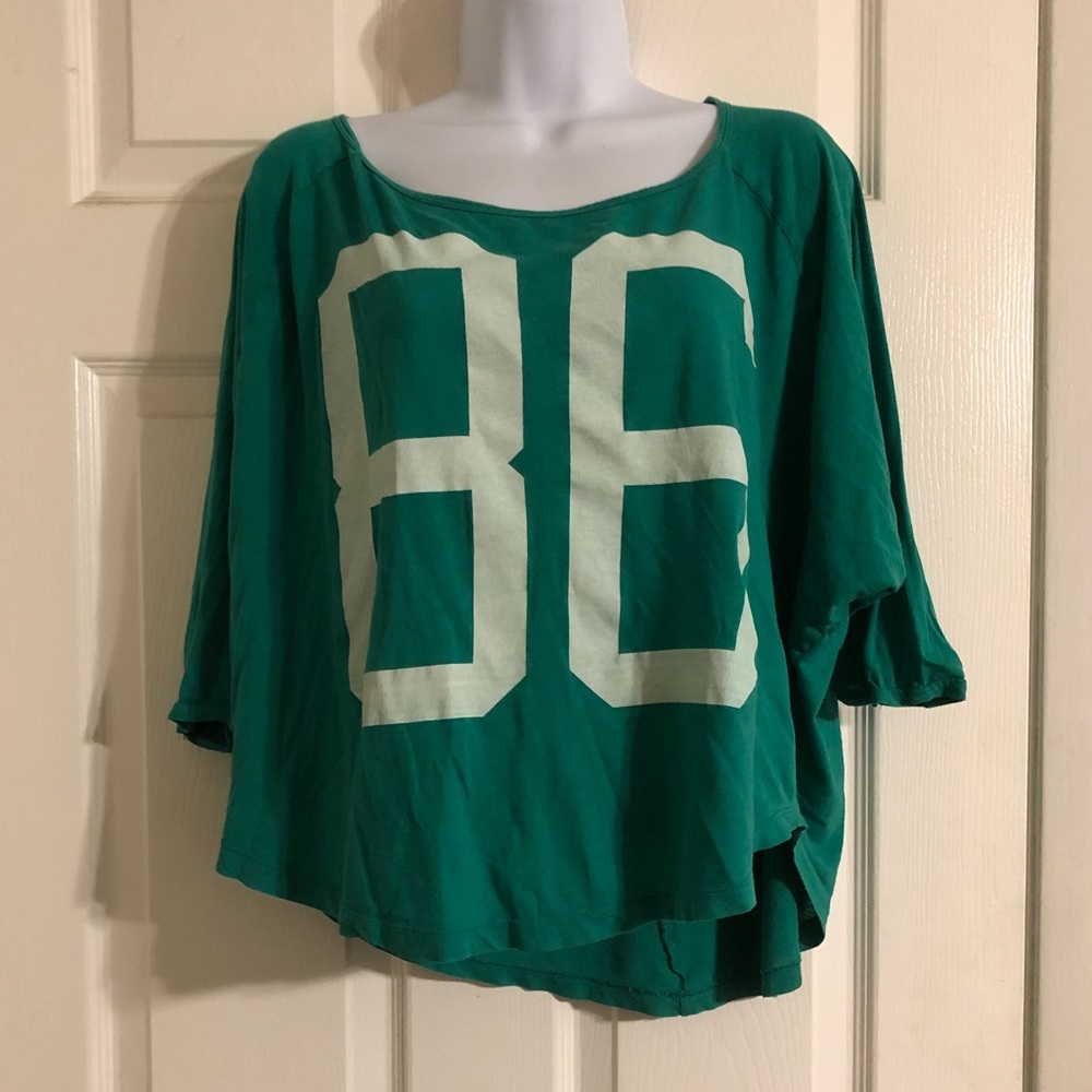Pink by Victoria’s Secret brand green tee